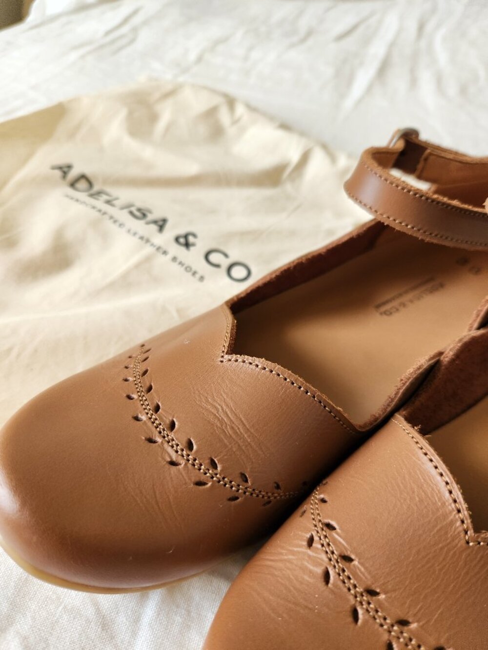 Adelisa &Co Leather Cosecha Mary Janes 38